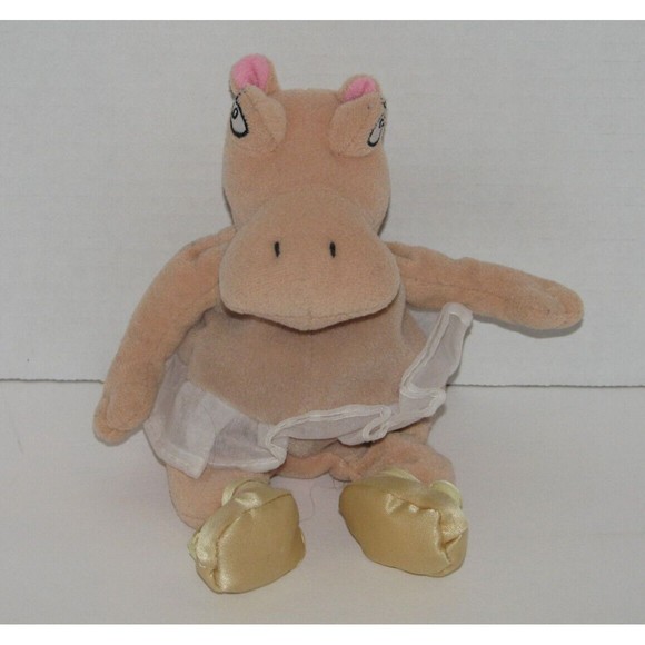 Disney Fantasia Ballerina Hippo Beanbag Plush Retired - Picture 1 of 2
